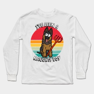 ive been a naughty boy - guard dog Long Sleeve T-Shirt